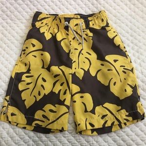 Gap Kids Boys Swim Shorts In Yellow